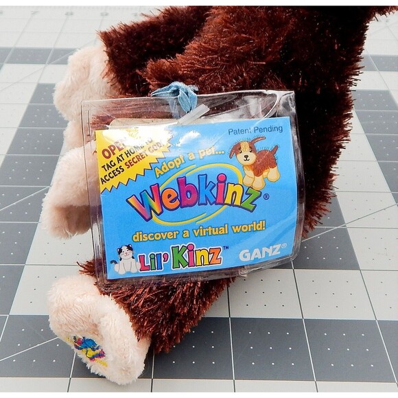 Ganz Webkinz Chimpanzee Lil Kinz Plush Monkey Stuffed Animal Toy Sealed Code - Picture 5 of 10